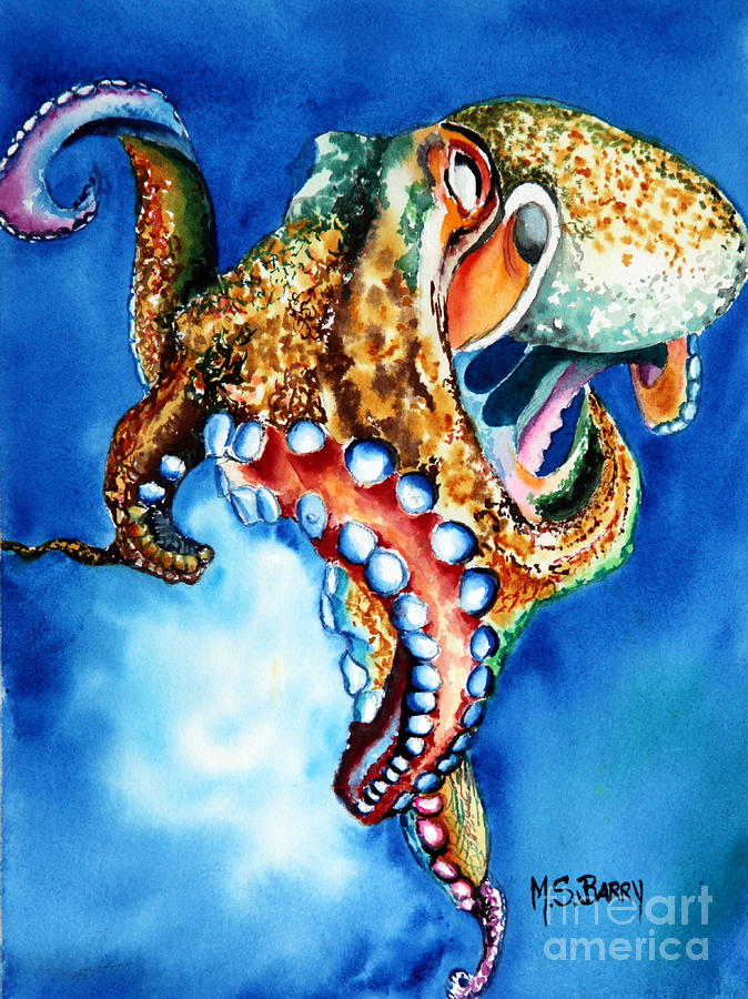 Octo Painting by Maria Barry