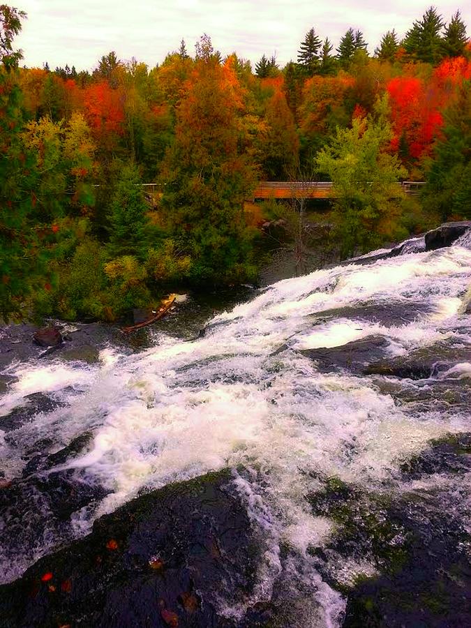 October Falls Photograph by Fred Larucci