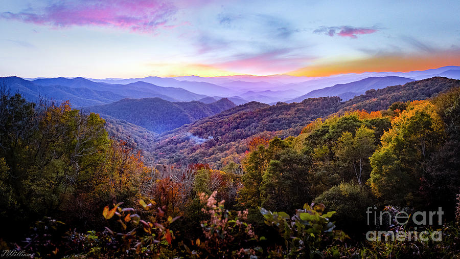 October in the Smoky Mountains Photograph by Theresa D Williams