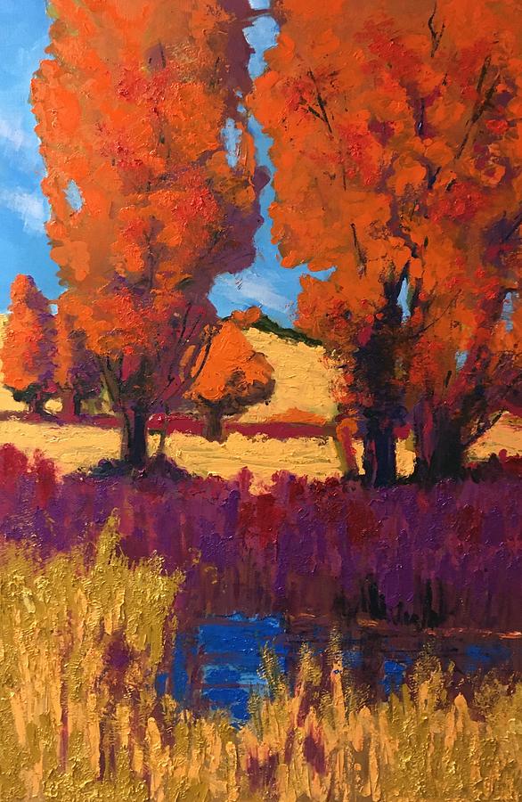 October In Vermont Painting by Mark Lore