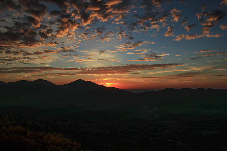 October Sunrise in the Blue Ridge Photograph by Deb Beausoleil