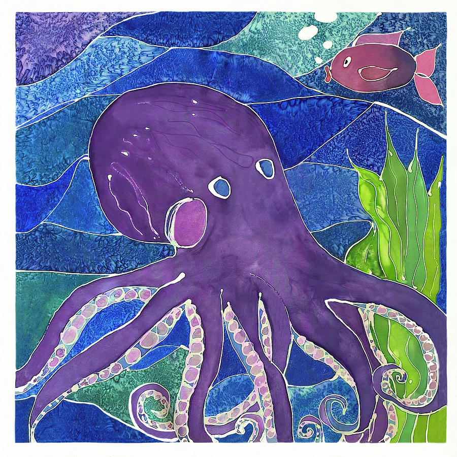 Octopus Batik Painting by Deborah League