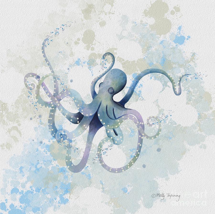 Octopus  Painting by Melly Terpening