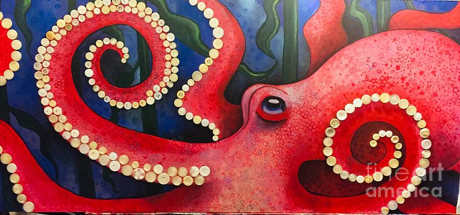 Octopus  Painting by Monica Furlow