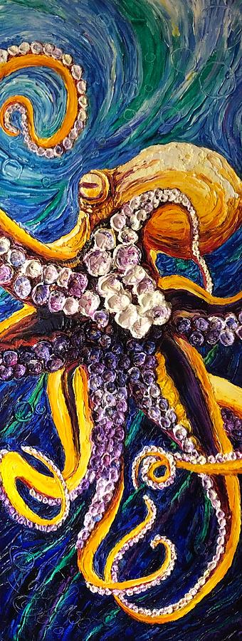 Octopus Painting by Paris Wyatt Llanso