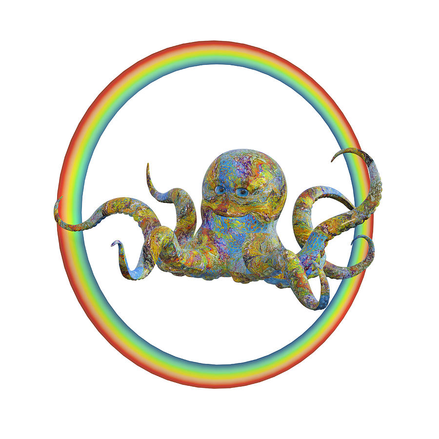 emotion octopus rainbow