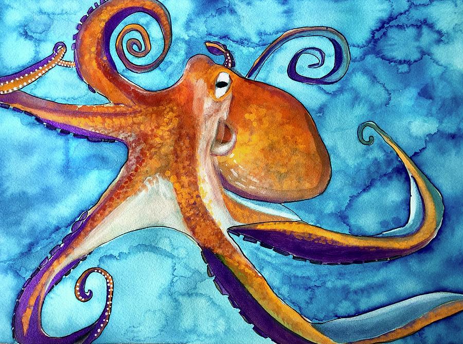 Octopus Painting by Sacha Grossel - Pixels