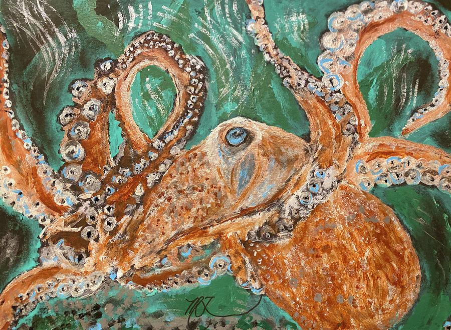 Octopus Painting by Melody Fowler