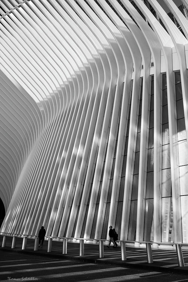 New York City Abstract Architectural - Oculus WTC Photograph by Photos by Thom