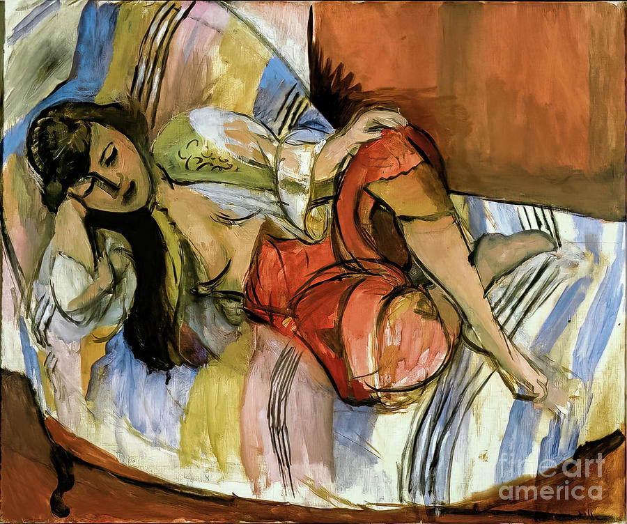 Odalisque by Henri Matisse 1921 Painting by Henri Matisse
