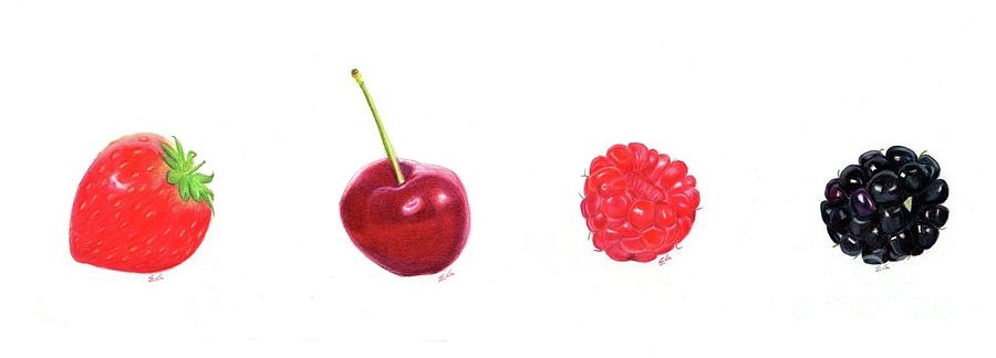 Fruit Painting - Odd Man Out by Ekta Gupta