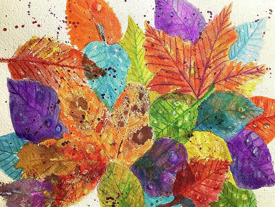 Ode to Autumn  Painting by Ellen Levinson