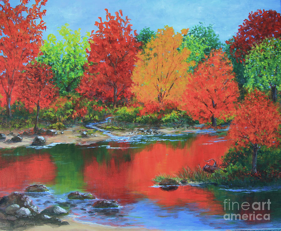 Ode to Autumn Painting by Jeanette French