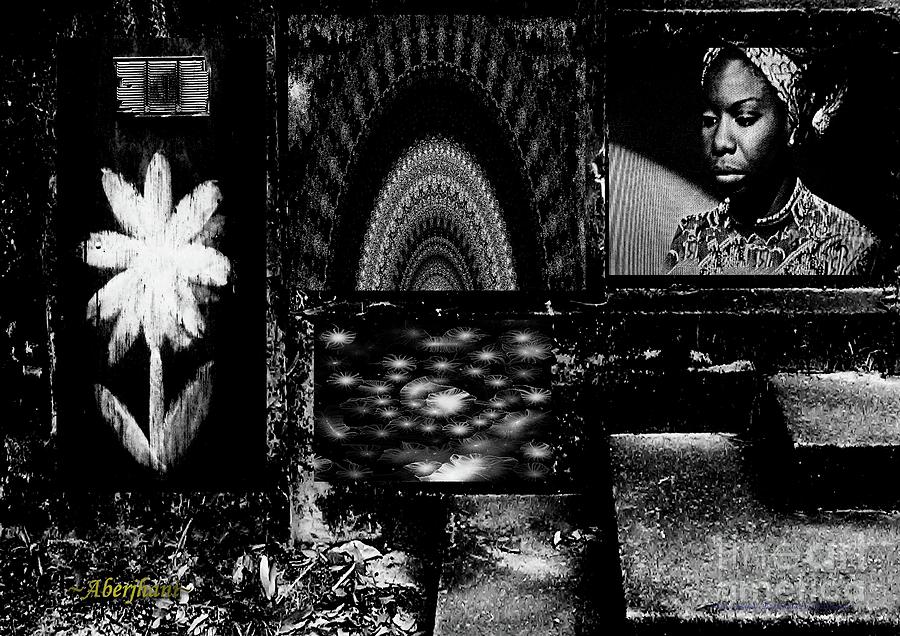 Ode to the Genius and Good Intentions of Nina Simone Number 1 Mixed Media by Aberjhani Ode to the Genius and Good Intentions of Nina Simone Number 1 Mixed Media by Aberjhani