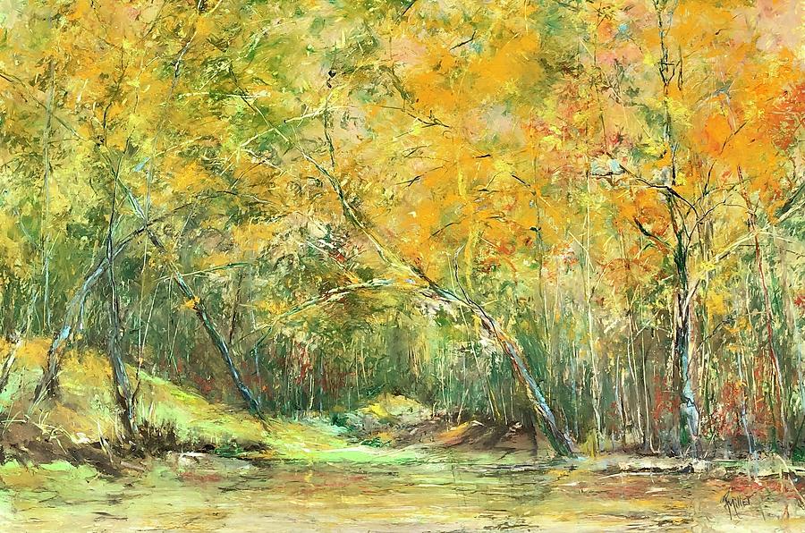 Ode to the Ladies on the White River Painting by Robin Miller-Bookhout
