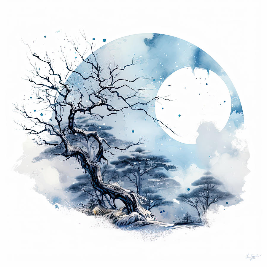 Ode to Winter - Winter Art Painting by Lourry Legarde Ode to Winter - Winter Art Painting by Lourry Legarde
