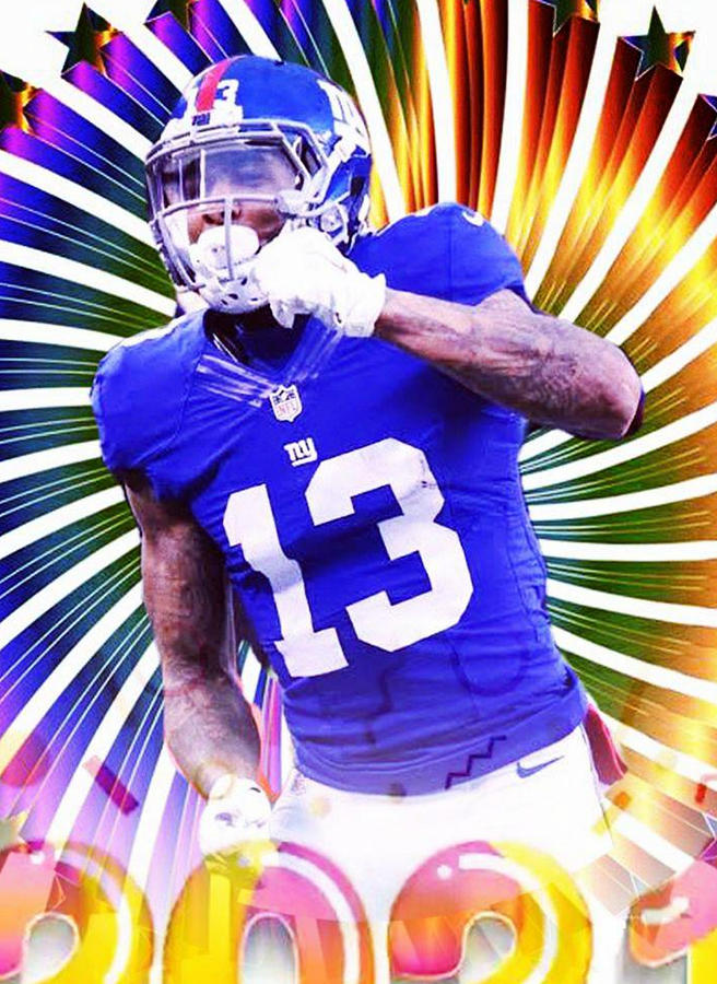 Odell Beckham Jr. Painting by Veer Singh - Fine Art America