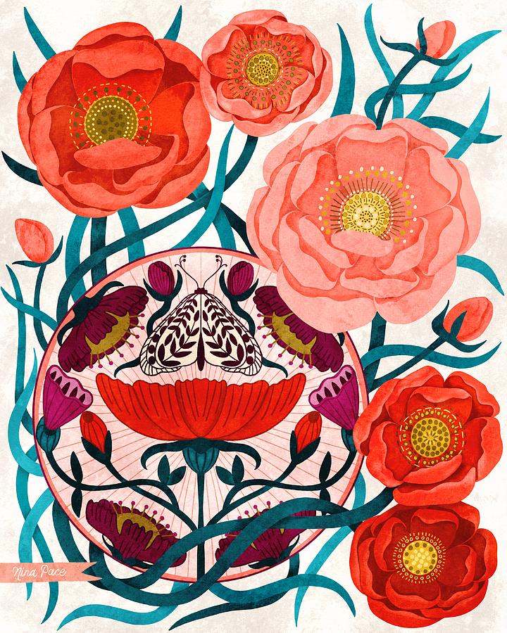 Flower Digital Art - Odella by Nina Pace