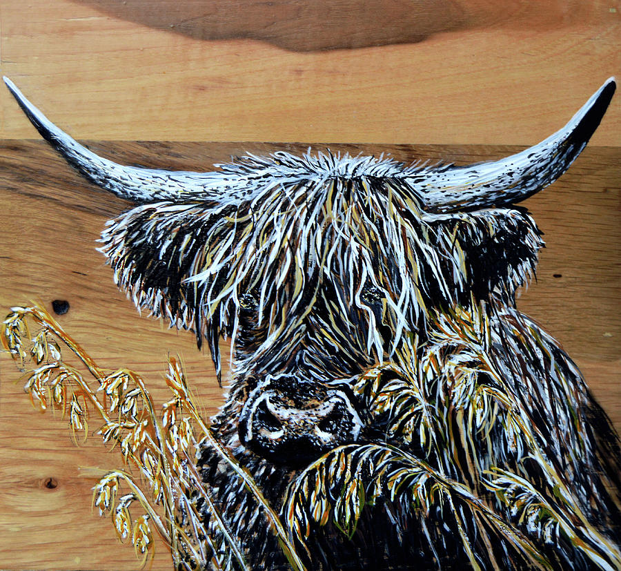 shaggy cow art