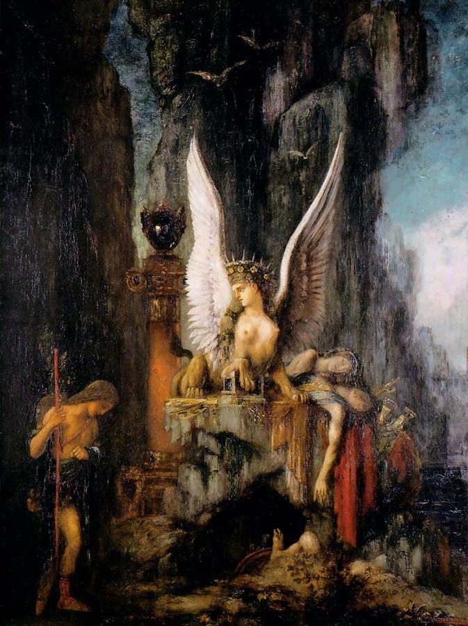 OEdipus the Wayfarer Painting by Gustave Moreau