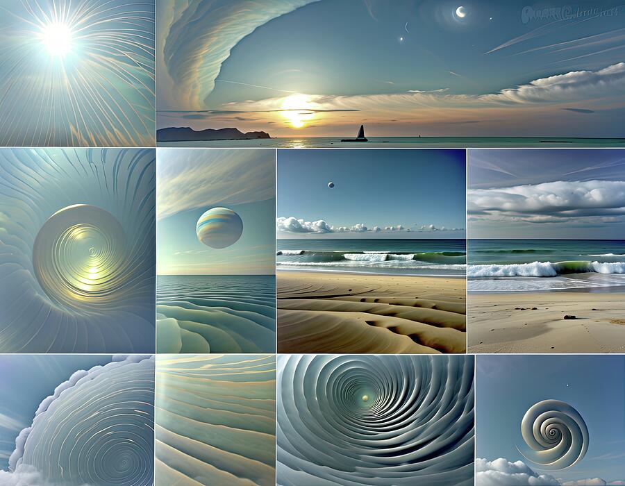 Of Course there are Never Any Tourists in the Brochure Photos Digital Art by Eris And AI