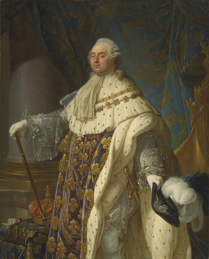 of King Louis XVI in full coronation regalia Painting by Celestial ...