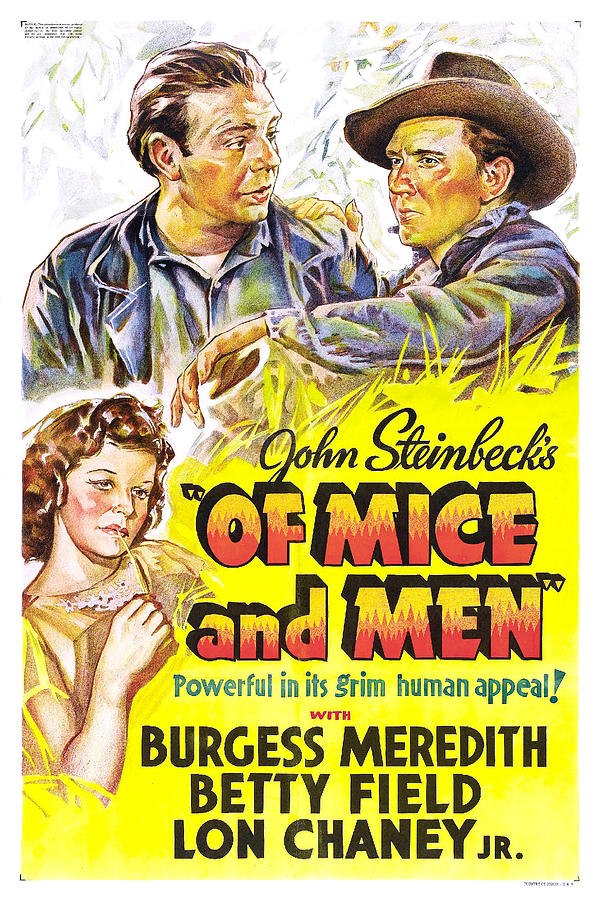 Of Mice and Men - 1939 Digital Art by Original Movie Poster - Fine Art ...