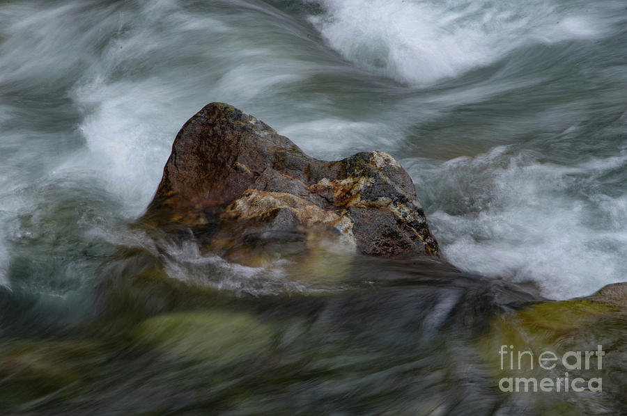 Rock Photograph - Of rock and water  by Jeff Swan