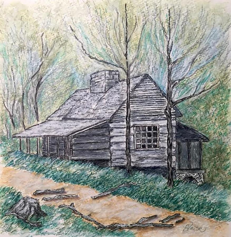 Off The Beaten Path Drawing by Yvonne Blasy