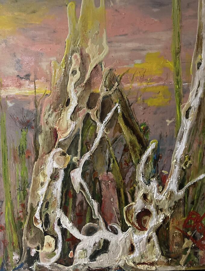 Off Trail Painting by Peggy Blood Off Trail Painting by Peggy Blood