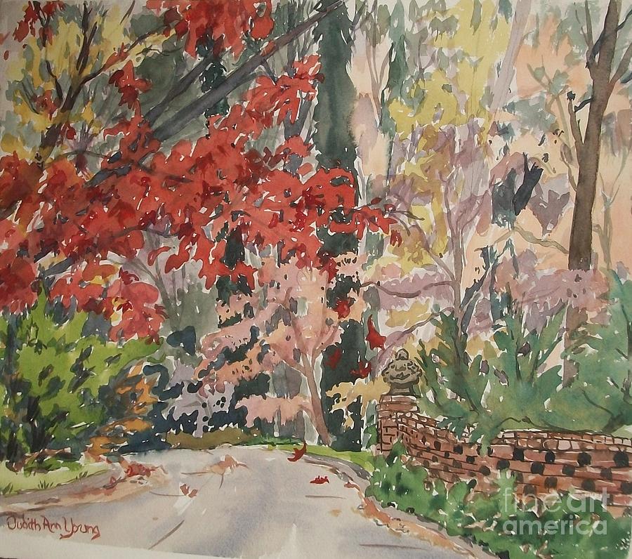 Off Vista Circle Painting by Judith Young