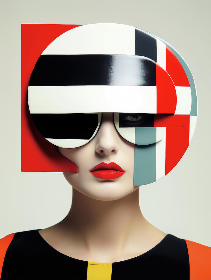 Offbeat Fashion Model 01 Bauhaus Style Digital Art by Matthias Hauser ...