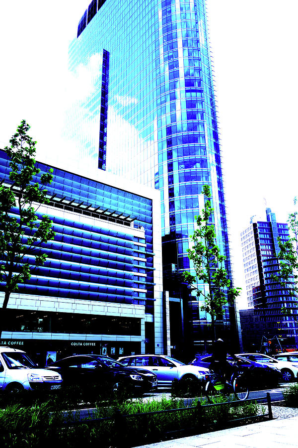 Office Buildings In Warsaw, Poland 4 Photograph by John Siest