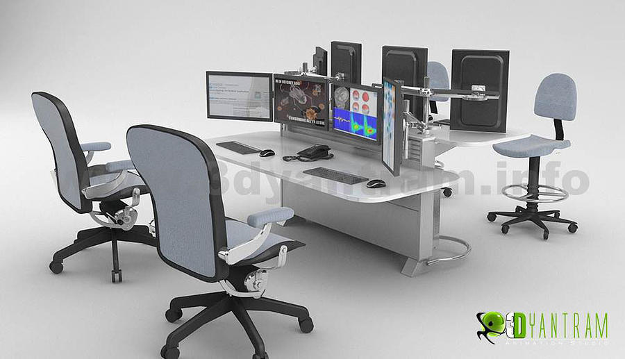 Office furnisher design of 3d Product visualization services Indianapolis  Indiana Digital Art by Yantram Animation Studio - Pixels