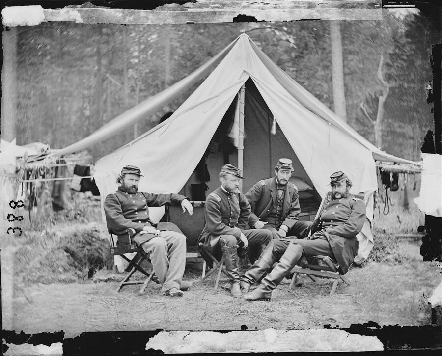 Officers Of General George B. Mcclelland's Staff, Virginia, 1862 