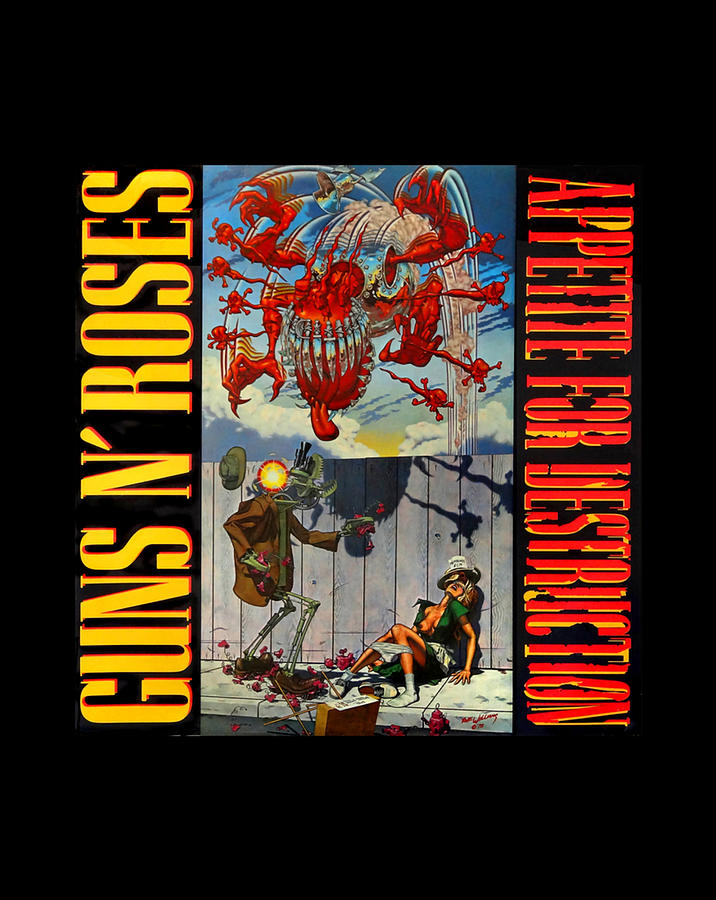 Official Guns N Roses Appetite For Destruction Digital Art By Frank Nguyen