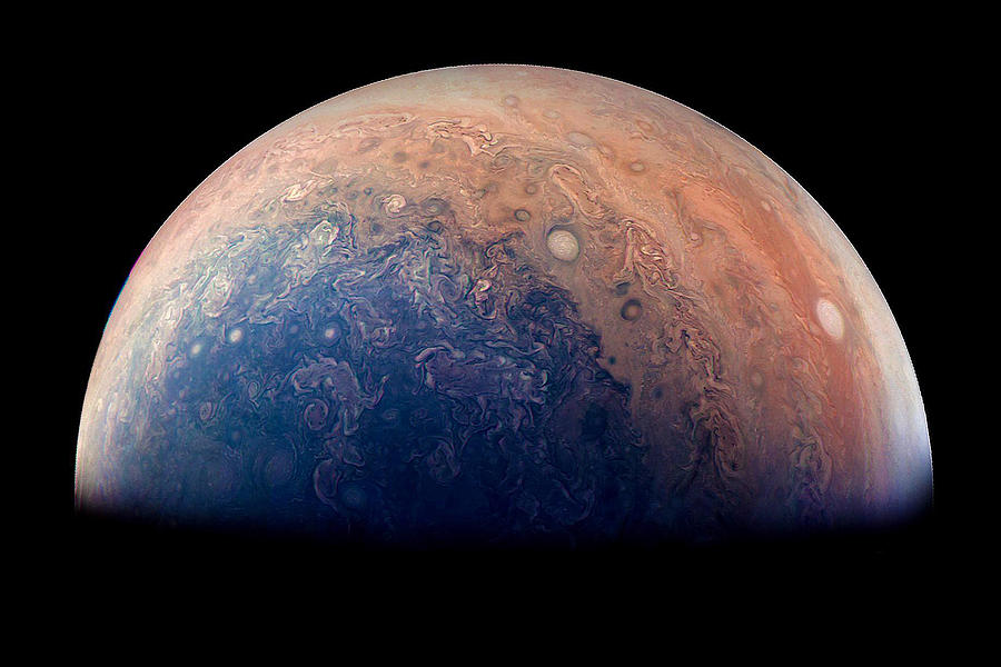 Juno Painting - Official Nasa Photo Remastered Approaching Jupiter by Tony Rubino