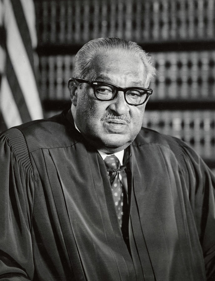 Art print POSTER Supreme Court Justice Thurgood Marshall Smiling 