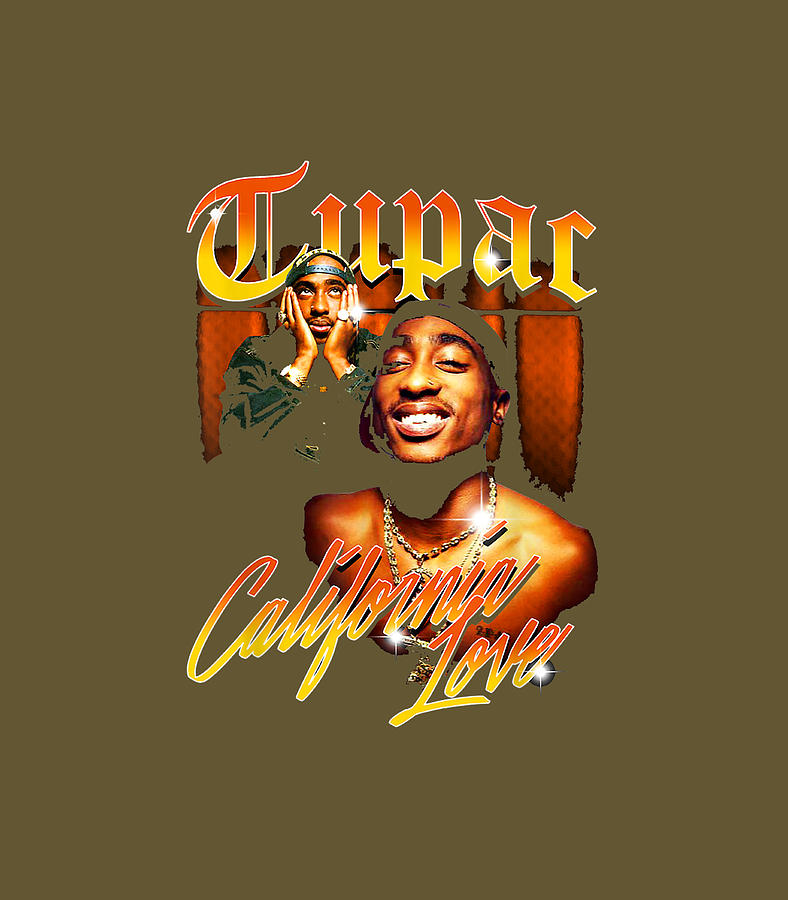 Official Tupac Love Vintage California christmas p by Mani Ayra