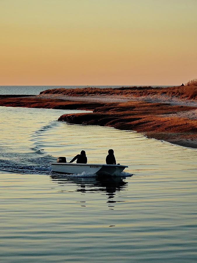 Offseason Sunset, Rock Harbor Beach, Orleans, Cape Cod, MA Photograph by Lyuba Filatova