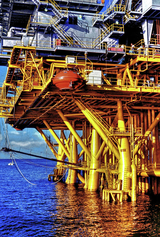 Offshore Oil Rig Photograph