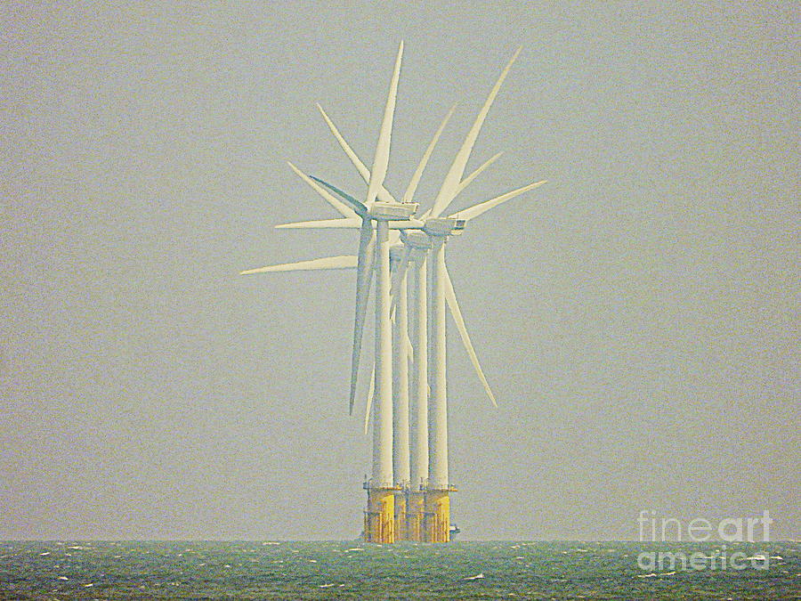 Offshore Wind Photograph by Andy Thompson