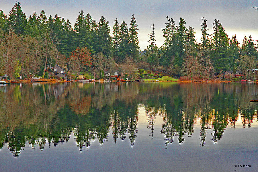 Offutt Lake Washington Digital Art by Tom Janca