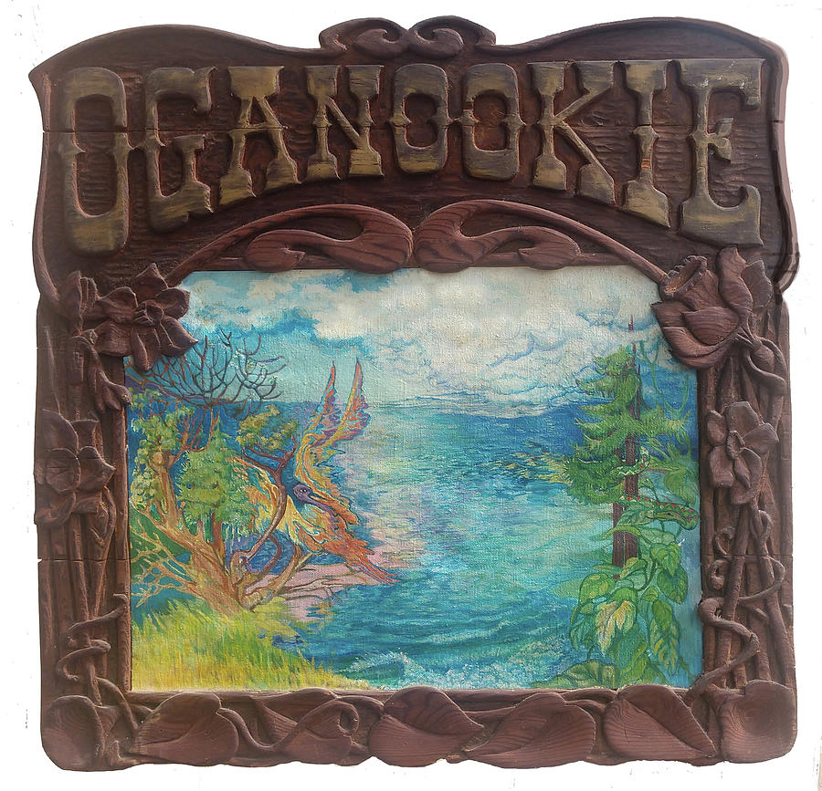 Oganookie Album Cover Painting by DianaWright Troxell