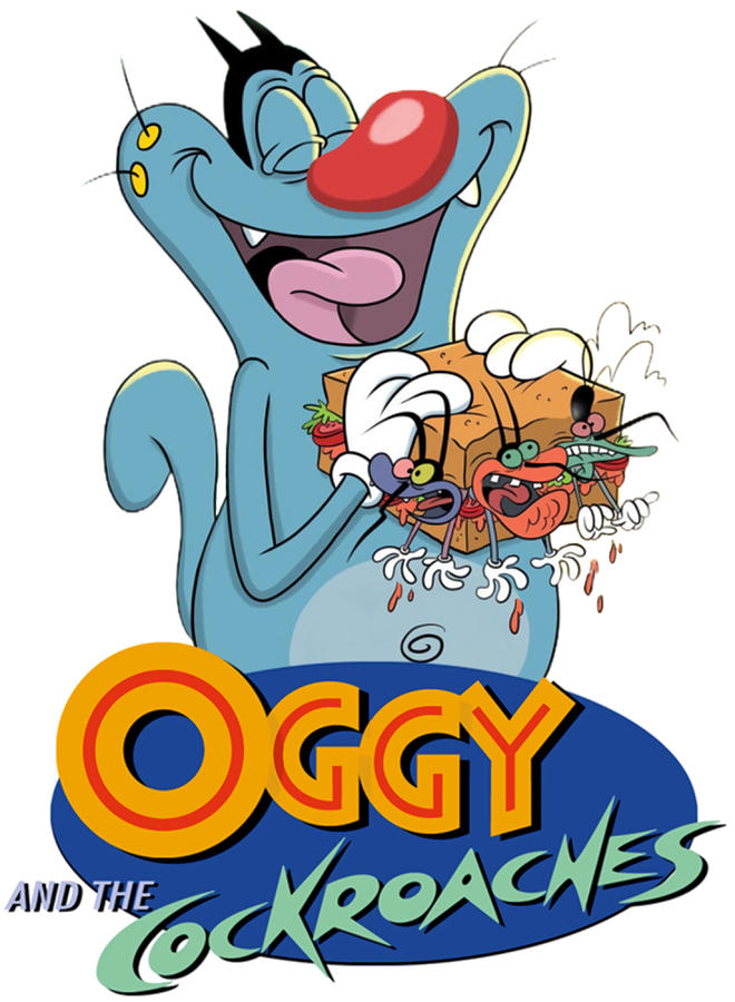 Oggy and the cockroaches Poster travel Painting by Wilkinson Fred | Pixels