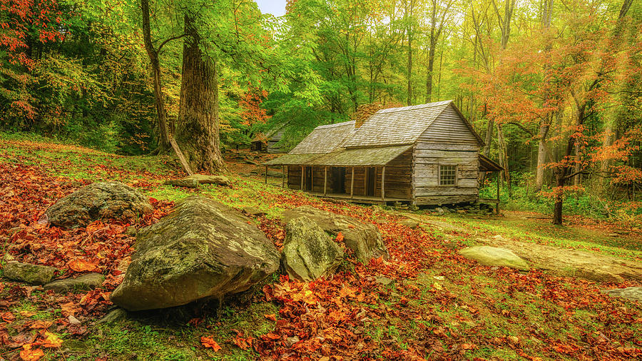 Ogles Cabin - Smoky Mountains Photograph by Kenneth Everett