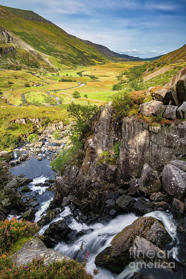 Ogwen River Nant Ffrancon Pass Snowdonia  Photograph by Adrian Evans