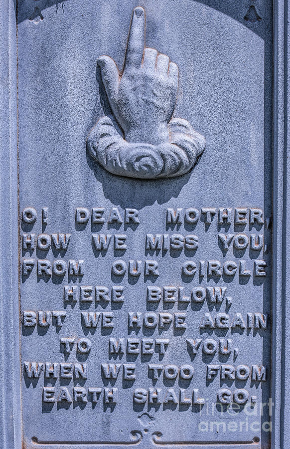 Oh Dear Mother Cemetery Monument Digital Art