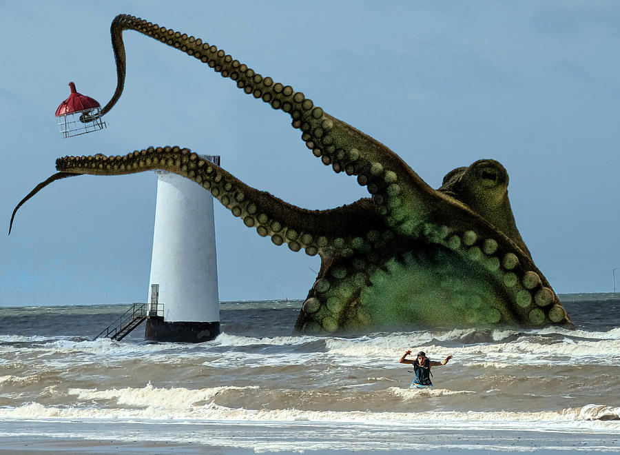 Octopus Photograph - Oh Fudge Or Why I Quit My Summer Job At The Lighthouse by Aurelio Zucco