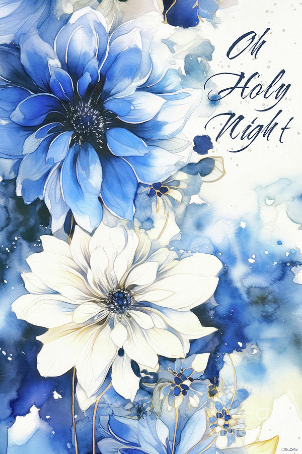 Christmas Painting - Oh Holy Night by Tina LeCour